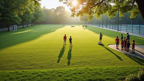 Aménagement optimal des collectivités avec des terrains multisports