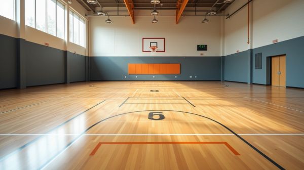 Terrain de basket en intérieur : quel sol pour un gymnase